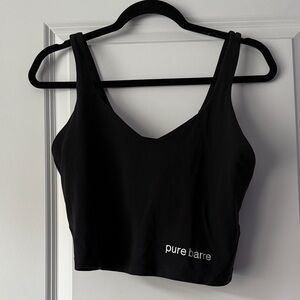 Lululemon x Pure Barre Black Align Cropped Tank